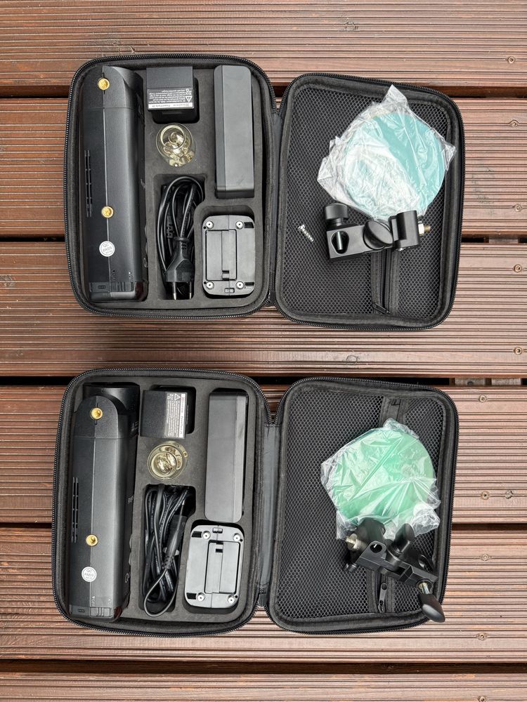 Quadralite Reporter 200 ttl + druga bateria (godox ad200)