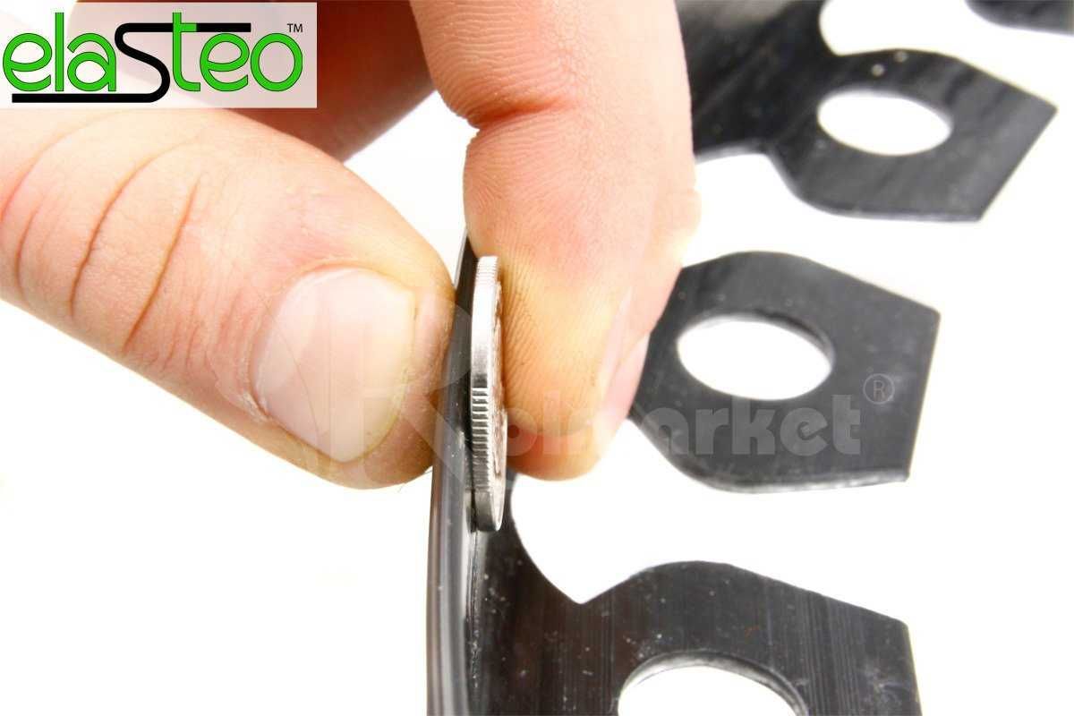 Obrzeże trawnikowe ogrodowe elastyczne czarne Elasteo 40mm 60mm x10mb