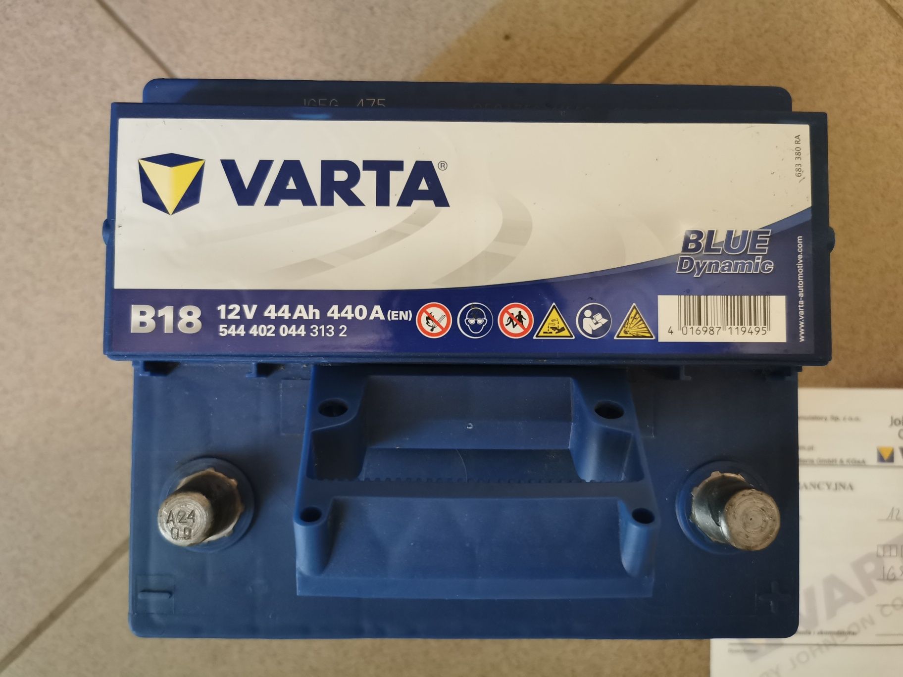Akumulator VARTA B18 blue dynamic 44ah 440a