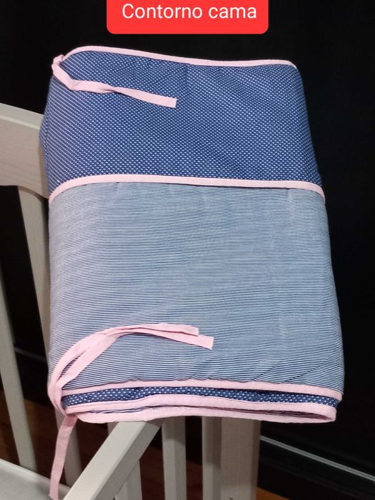 Edredon, Almofada e contorno cama bébé