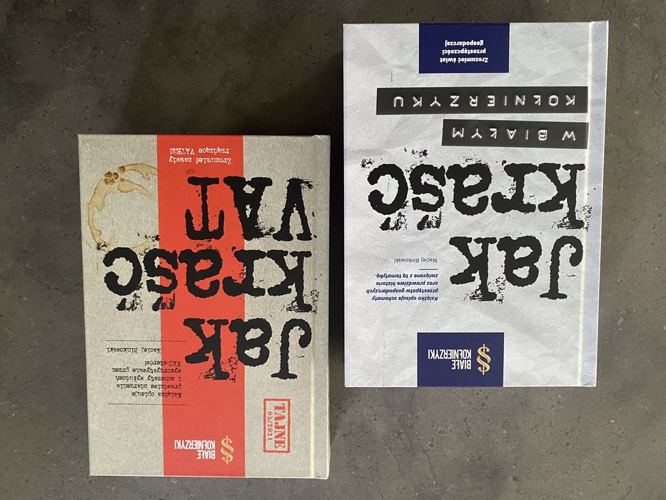 Zestaw książek „Jak kraść VAT” + „Jak kraść w białym kołnierzyku” - BK