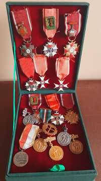 Medale PRL plus pudełko