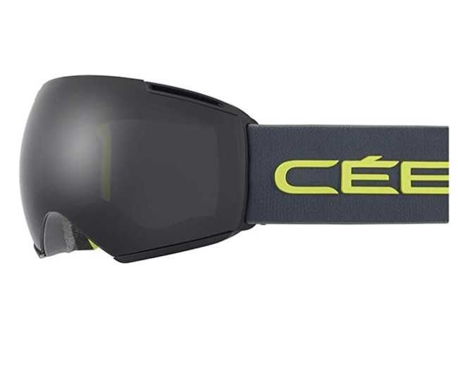 Gogle narciarskie Cebe Icone Black Grey Lime S1+S3 Pro model Nowe