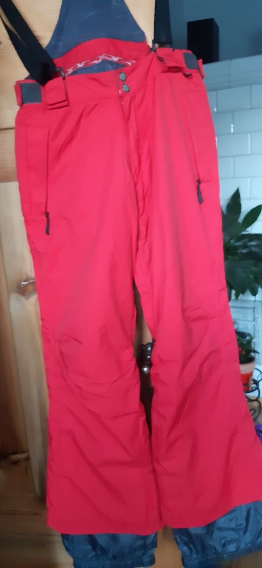 Spodnie narciarskie  czerwone  Fundango L