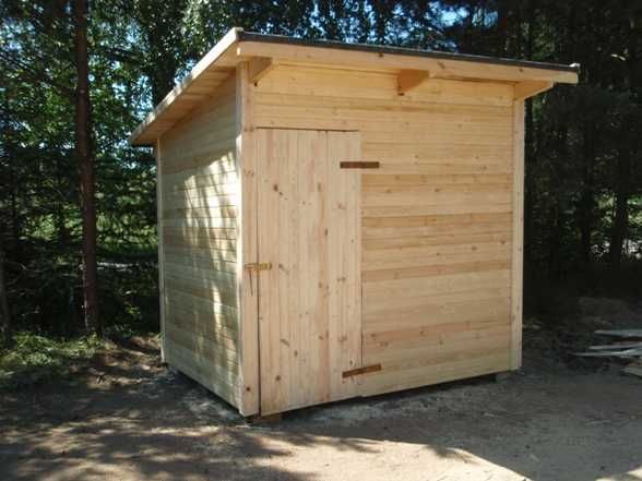 Domek drewniany narzędziowy 3m x 2m dach jednospadowy Podłoga w cenie