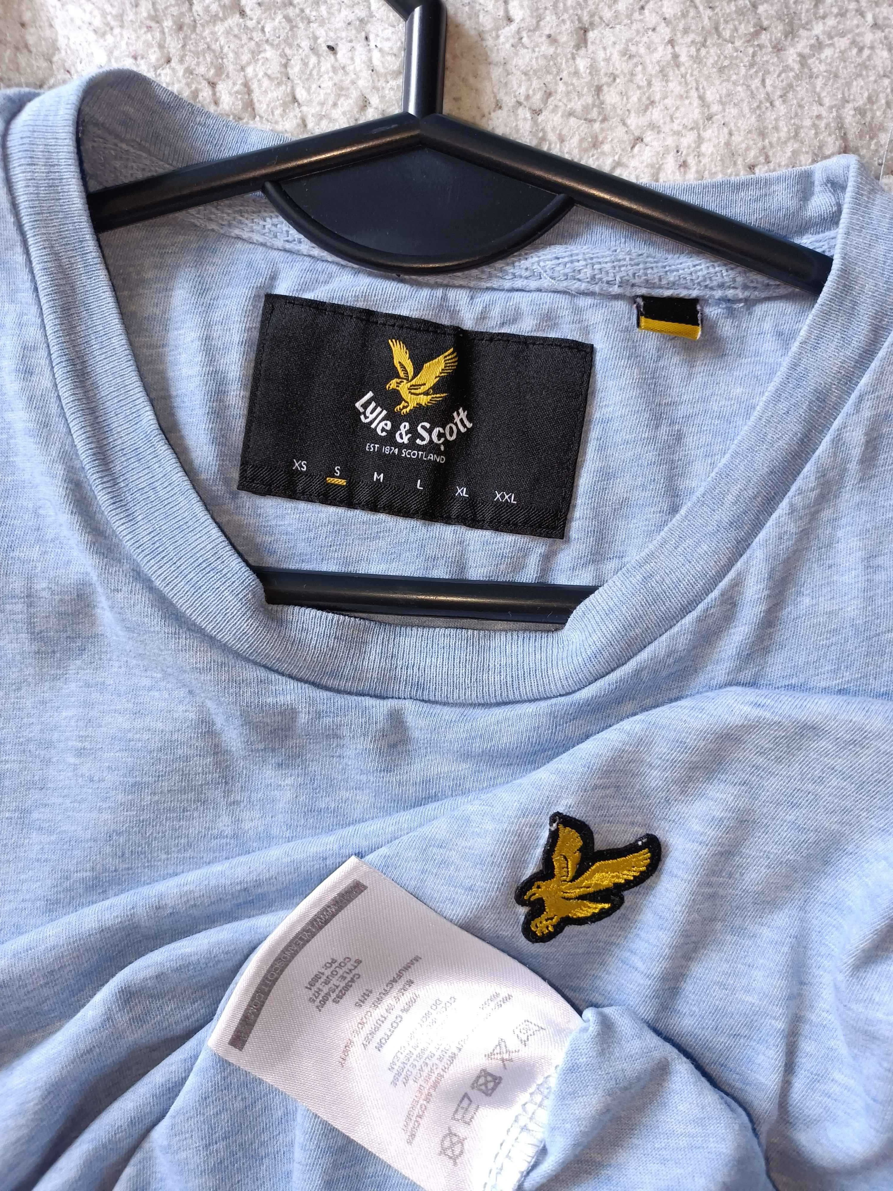 Podkoszulka Tee T-Shirt Lyle&Scott Błęktina turkusowa