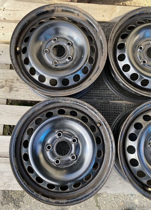 R15 5/112 ET38 6J Volkswagen Skoda VAG Сталеві Диски з Німеччини 4шт