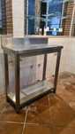 Bancada pequena em Inox de suporte