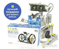 Конструктор на солнечных батареях Solar Robot робот 14 в 1