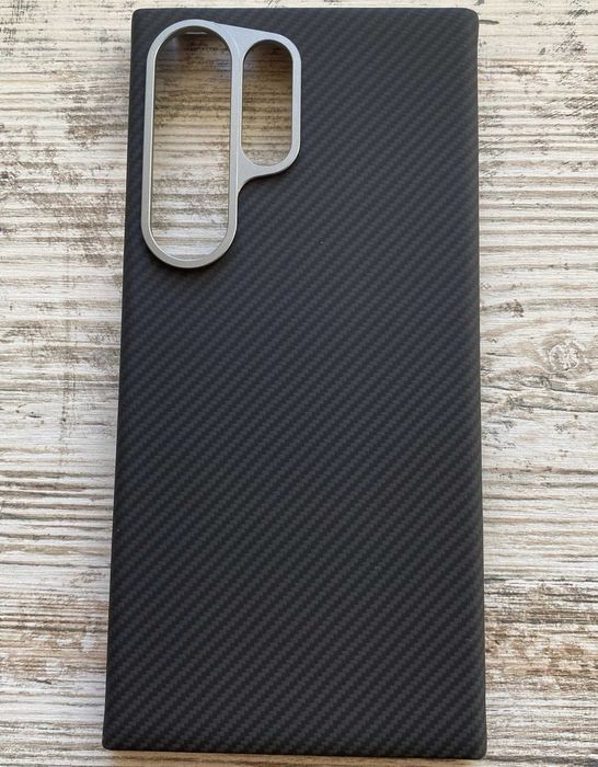 Карбоновый чехол Premium Slim Carbon для Samsung S24 Ultra, S23 Ultra