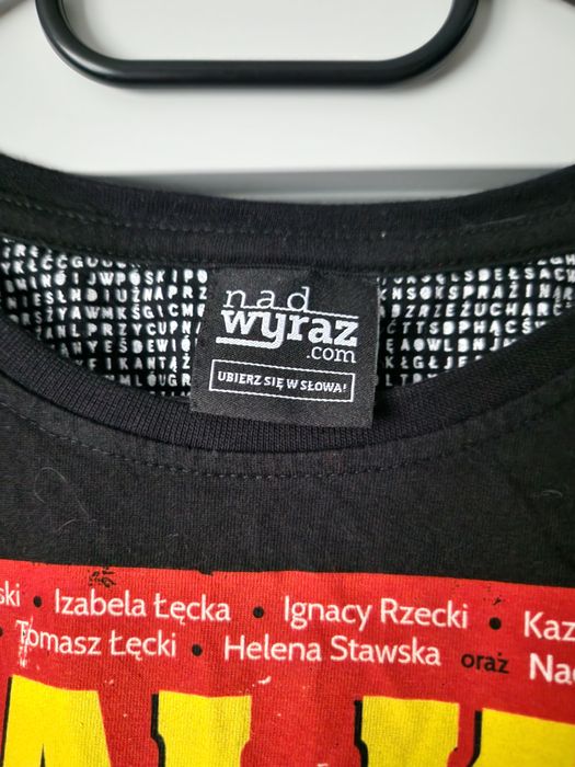 Czarna koszulka Nad Wyraz unisex