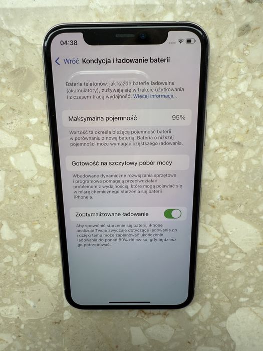 iPhone 11 Pro 512 GB biały stan bardzo dobry (95% pojemności baterii)