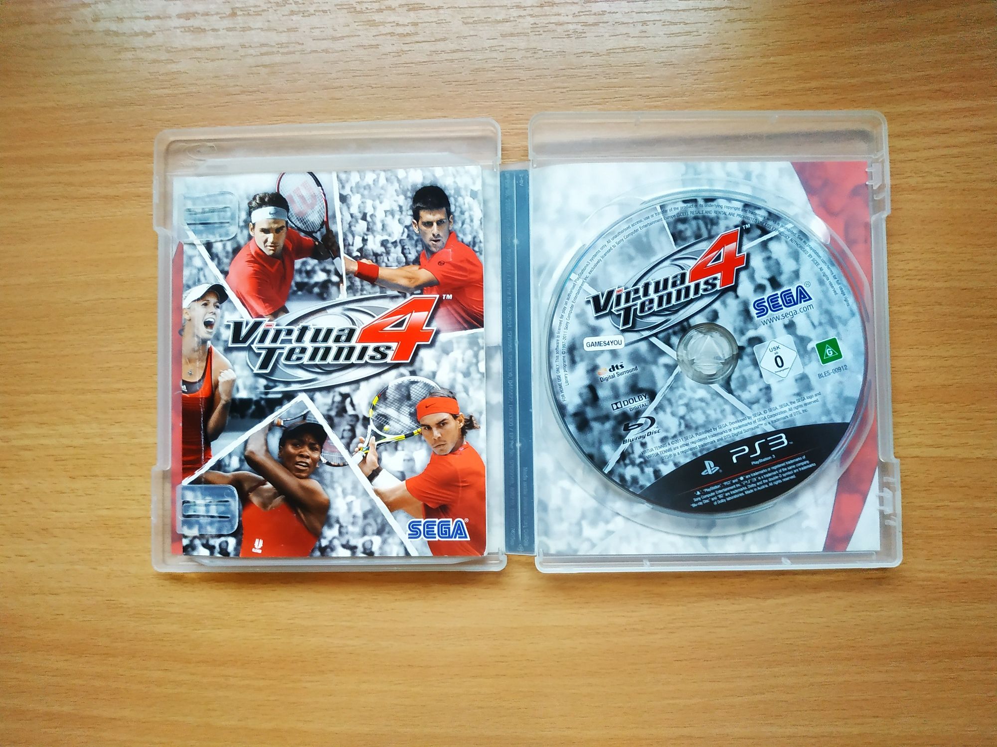 Virtua tennis 4 ps3, stan bardzo dobry, możliwa wysyłka przez olx