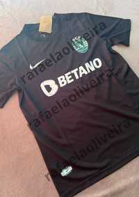 Camisola Sporting Preta 2024