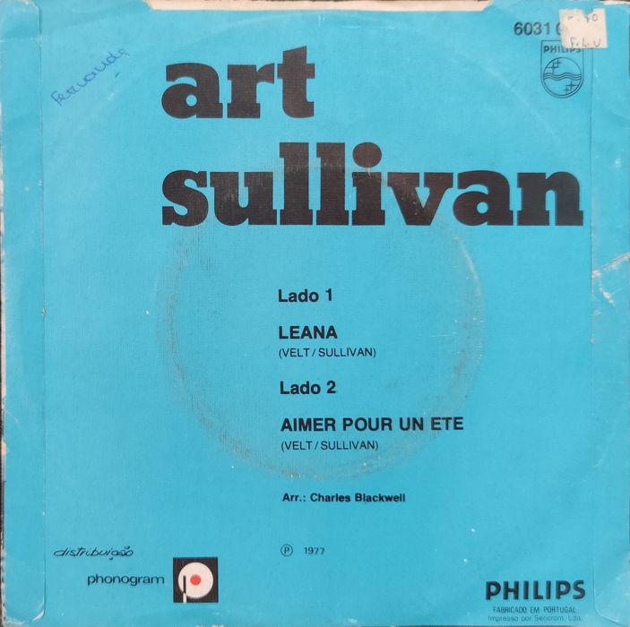 LP mini célebre artista Art Sullivan