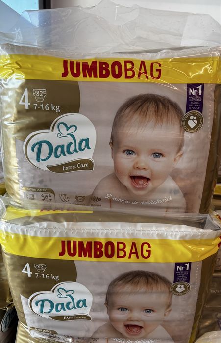 Pieluszki dada extra care 4 - 164 sztuki