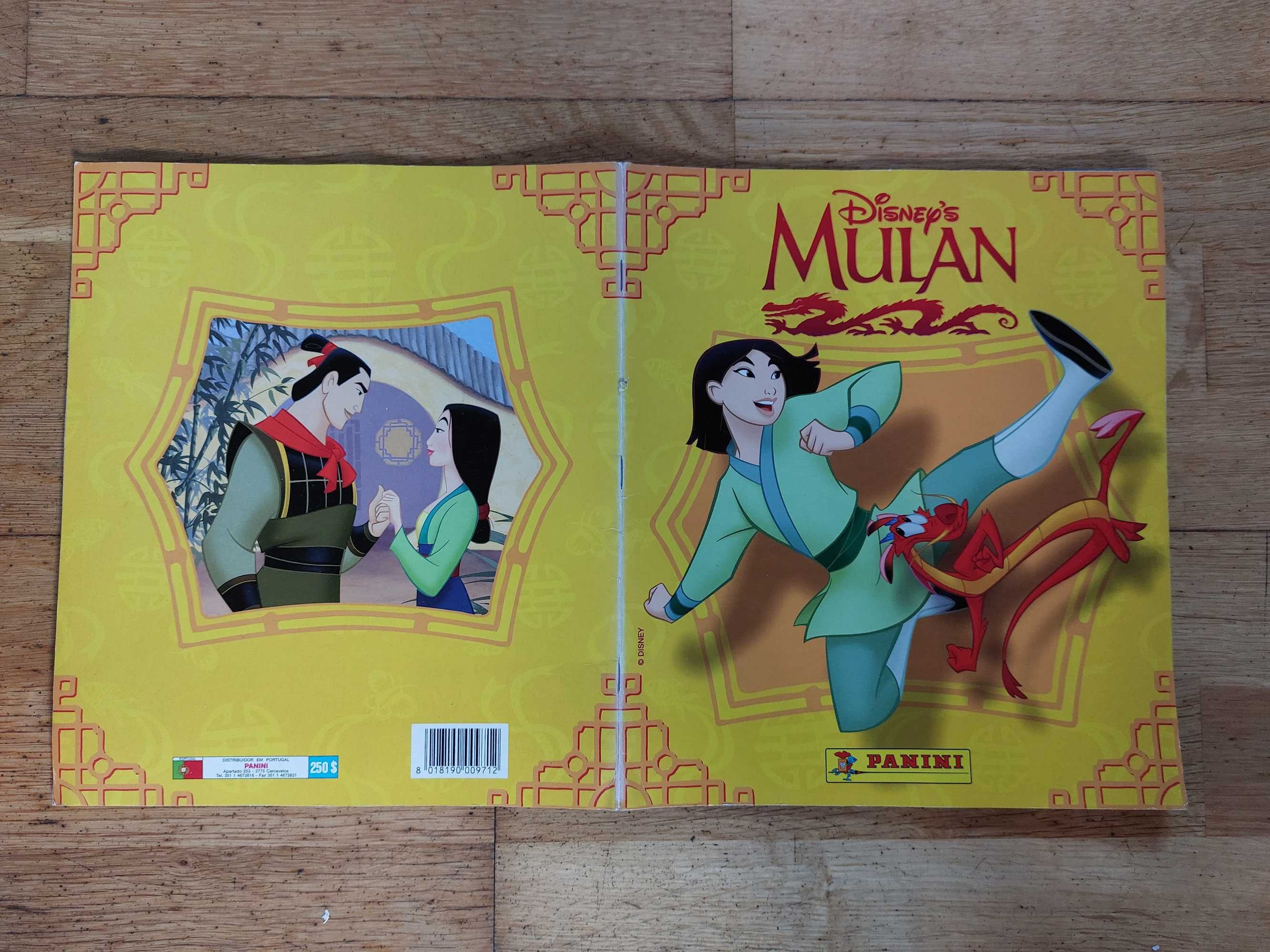 Caderneta de cromos "Mulan" - Completa