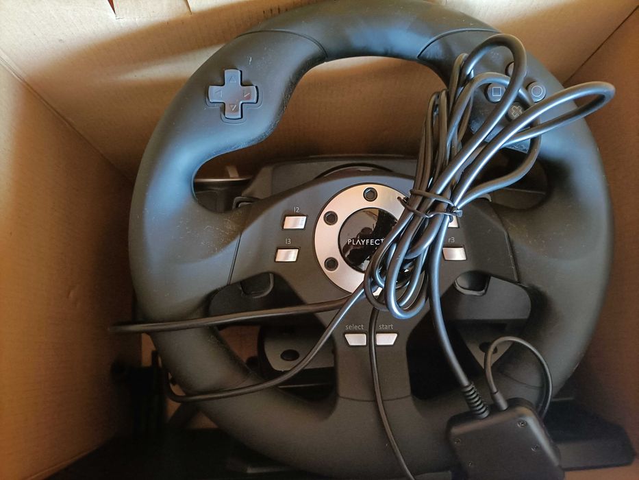 Volante e pedais PlayFect Professional Gaming
