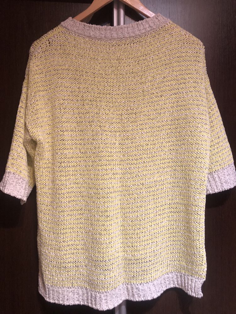 Sweter MAX MARA Weekend - piękny ze srebrną nitką- okazja!