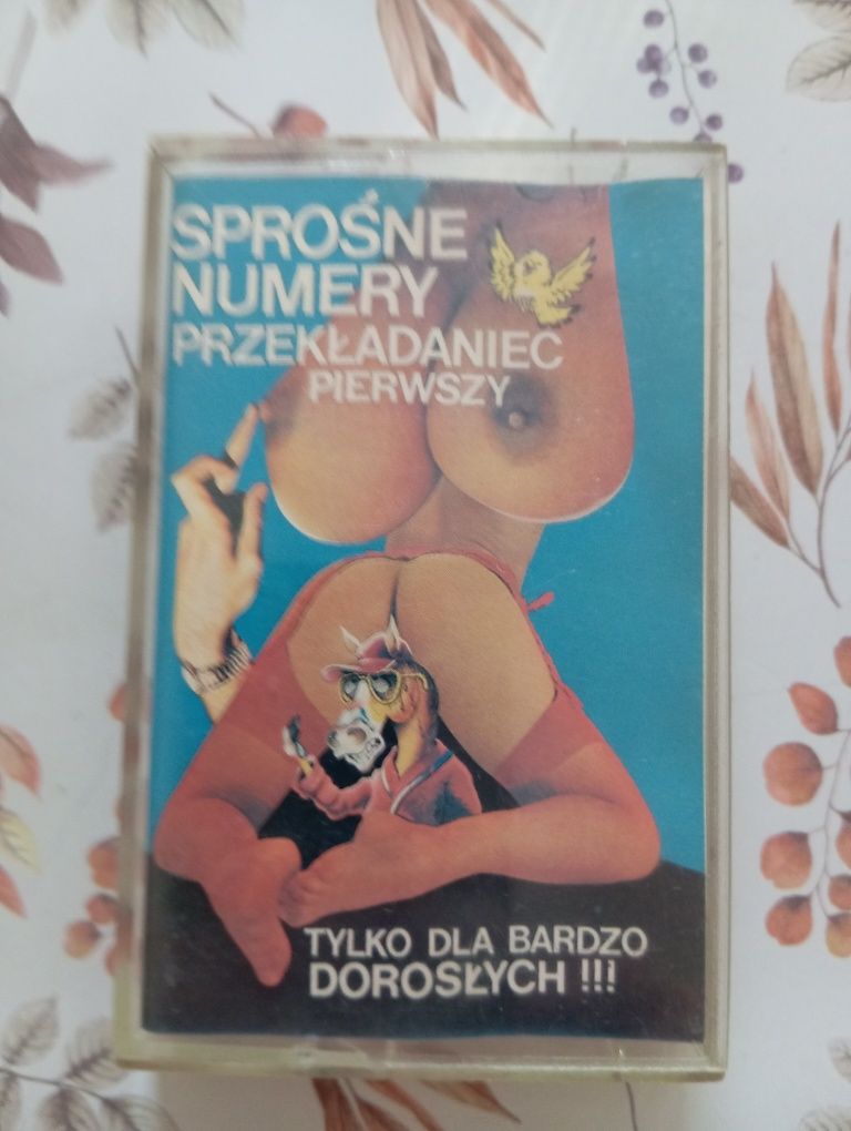Sprośne numery, kaseta audio, stan bdb, super cena
