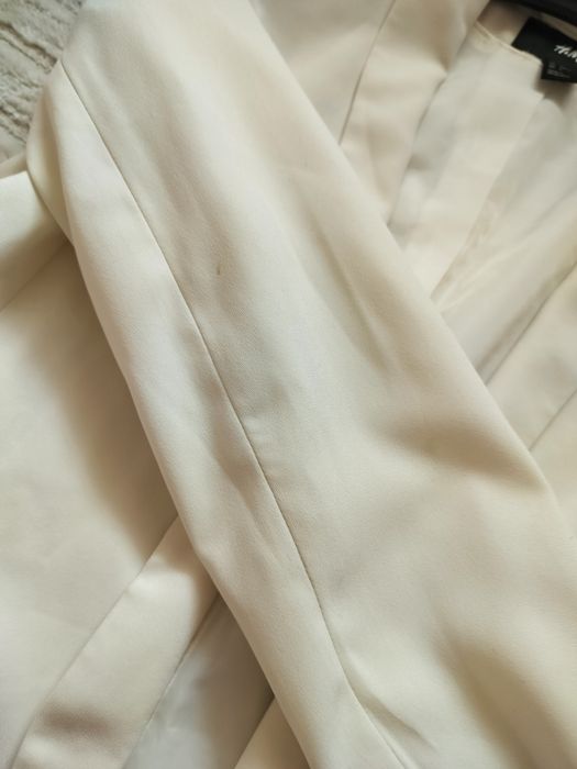 XS marynarka hm kremowa ecru