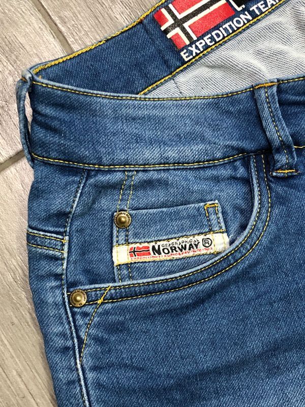 Geographical Norway Spodenki Jeansowe Męskie