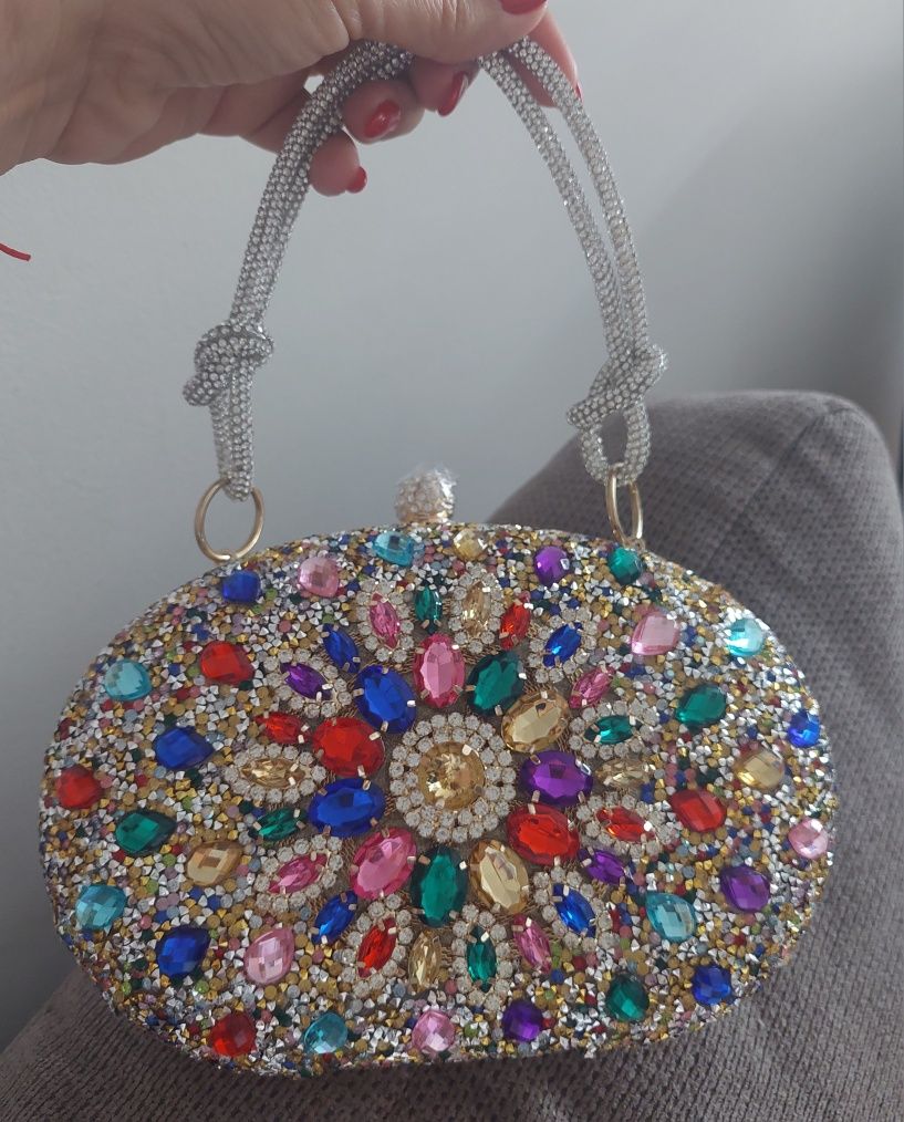 Suknia wesele bal ciąża plus size cekiny 48 50 52