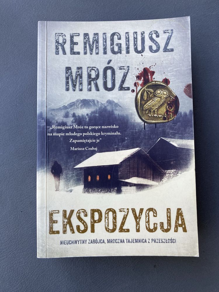 Książka Ekspozycja Remigiusz Mróz thriller powieść kryminalna