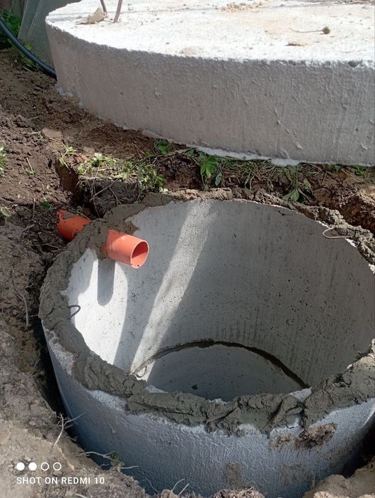 Каналізація під ключ, яма, септик, бетонні кільця | Канализация, КС