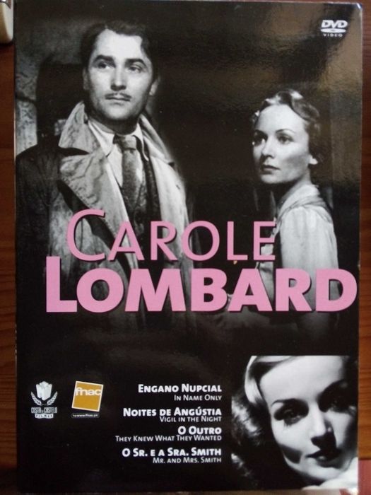 Carol Lombard Box 4DVD Mr & Mrs Smith todos DVD na descrição em Baixo.