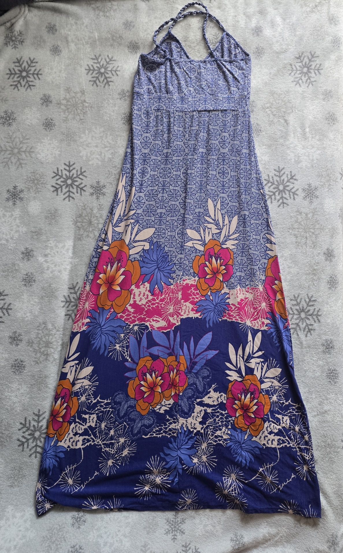 Next sukienka maxi Wiskoza Rozmiar L