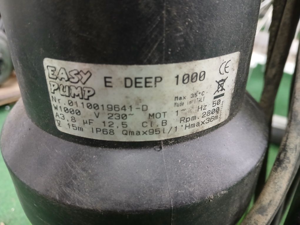 Pompa wody  Easy Pump  E DEEP 1000.