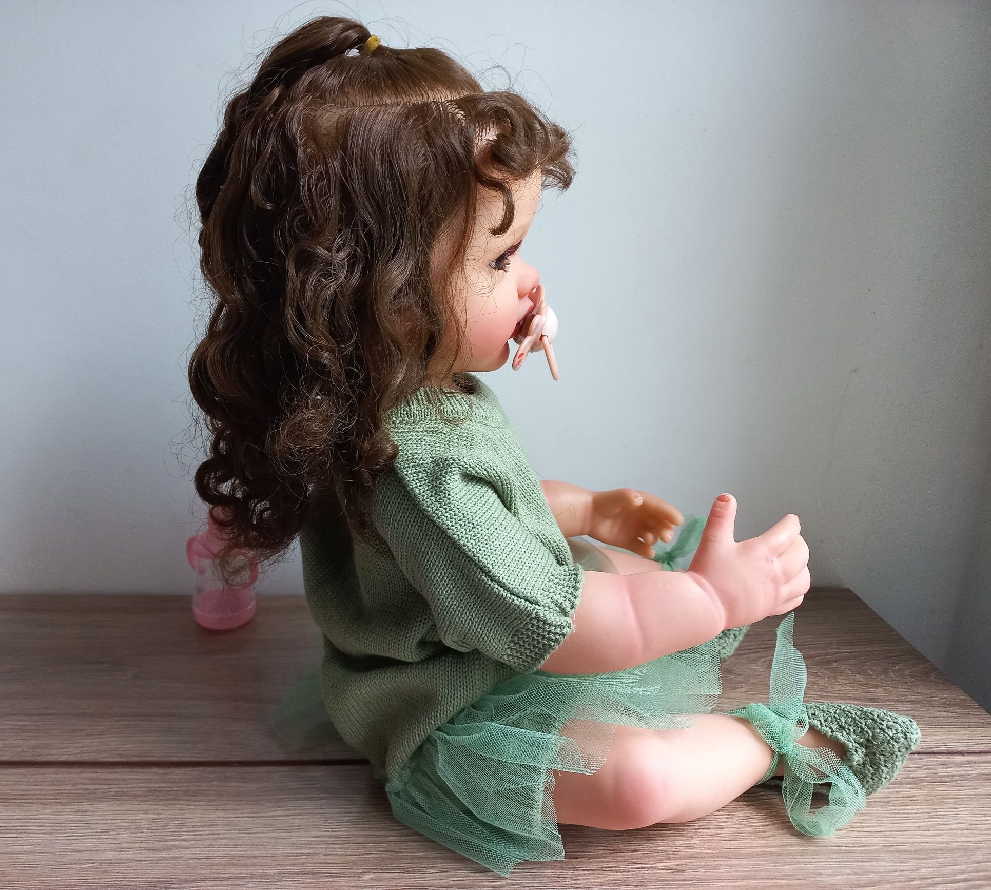 Oригинальная силиконовая кукла реборн Youpin 55 см