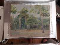 Pintura a óleo antiga