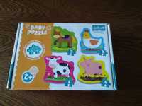 Grube puzzle dla kilkulatka- zwierzęta