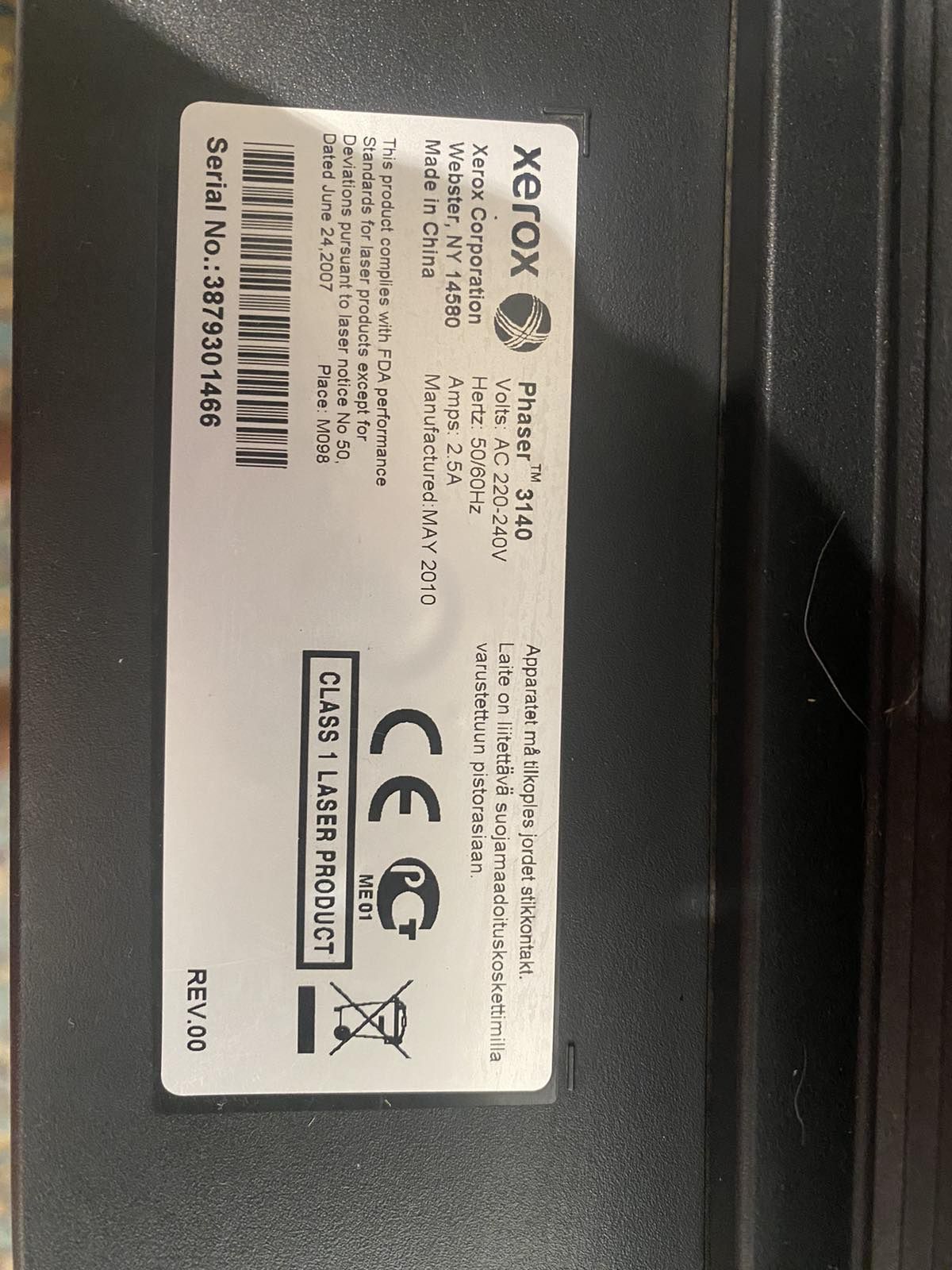 Принтер Xerox Phaser 3140