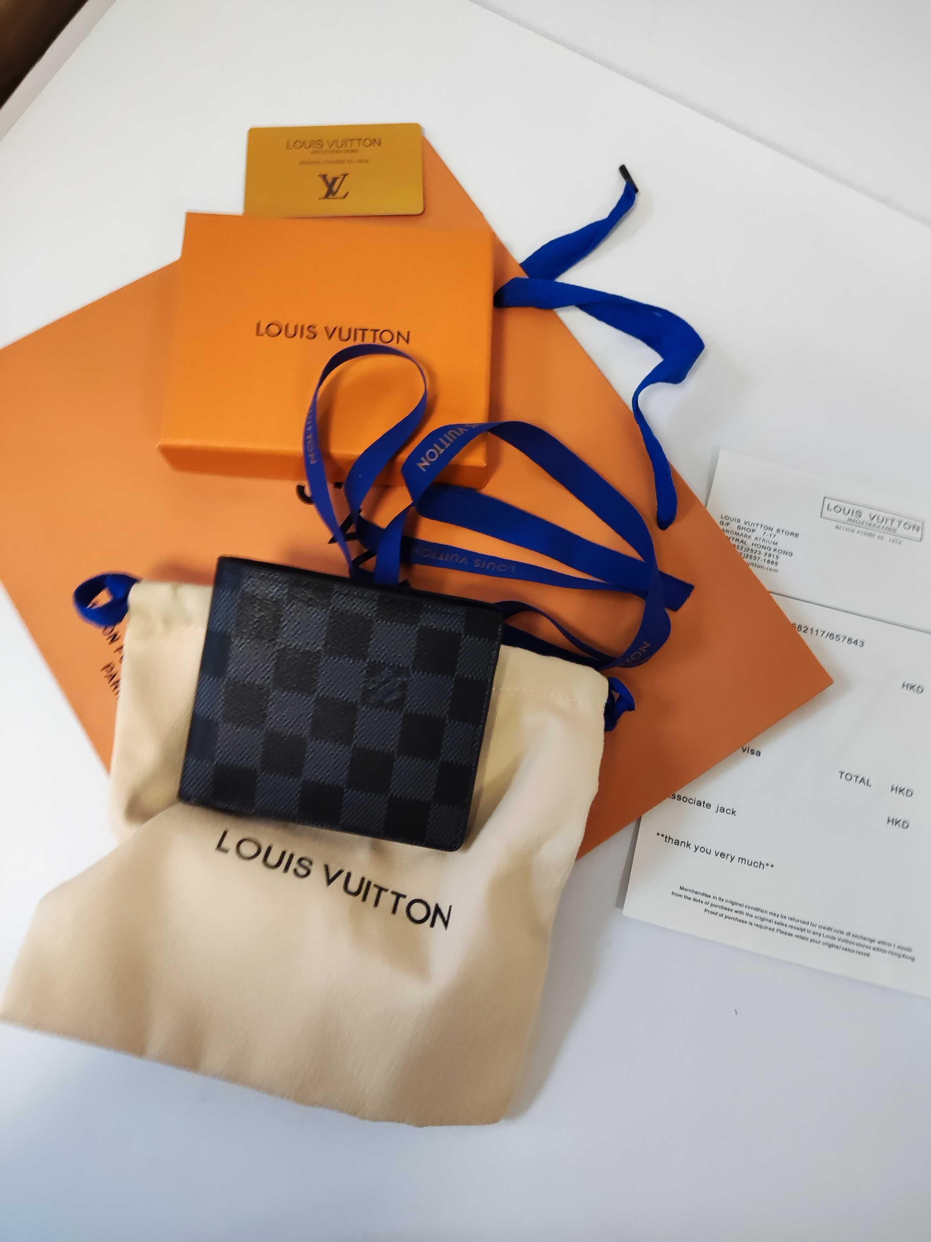 Louis Vuitton portmonetka portfel męski skóra prezent 88-54