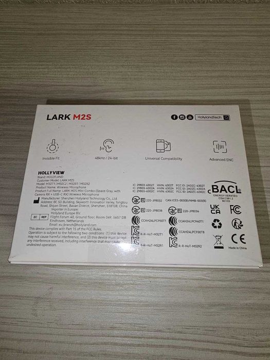 Бездротовий петличний мікрофон Hollyland Lark M2S