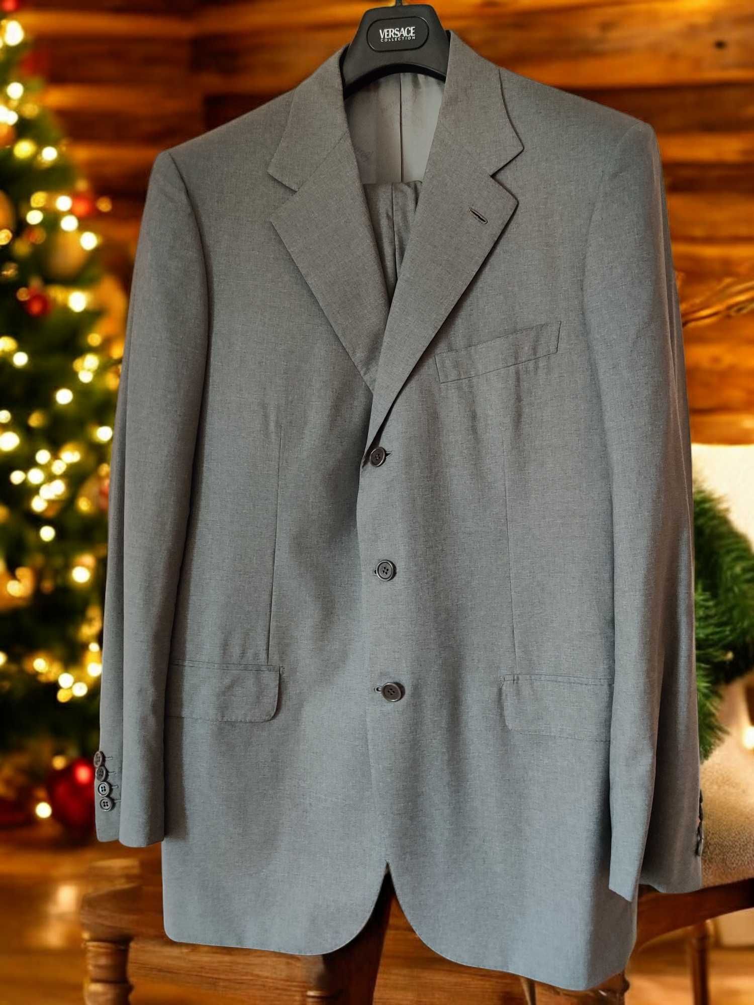 Brioni костюм классический мужской ручной работы (Темно-серый) 4