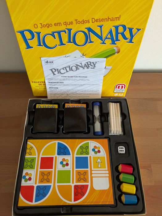 Jogo Tabuleiro - Pictionary 2 Níveis - Mattel