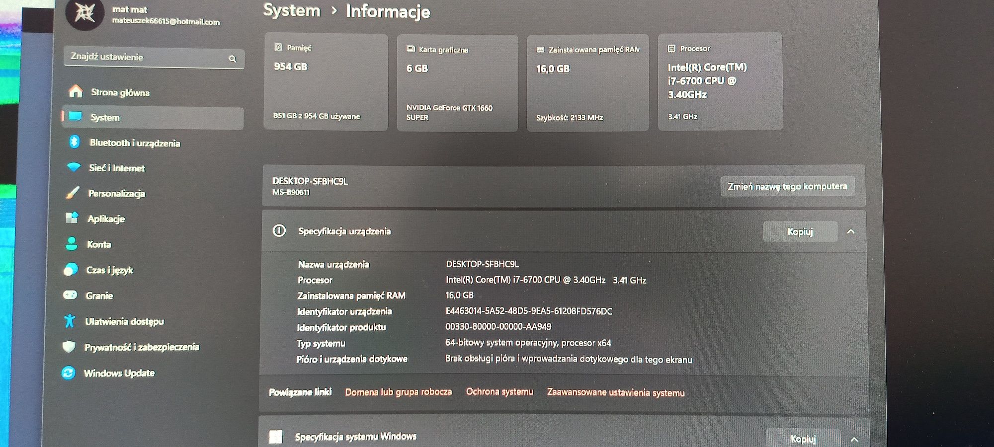 MSI trident 3 i7/1 TB SSD/ 16 GB ddr4/GTX 1660 super