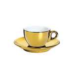 Filiżanka do espresso Cilio ze spodkiem 0,05 l złota