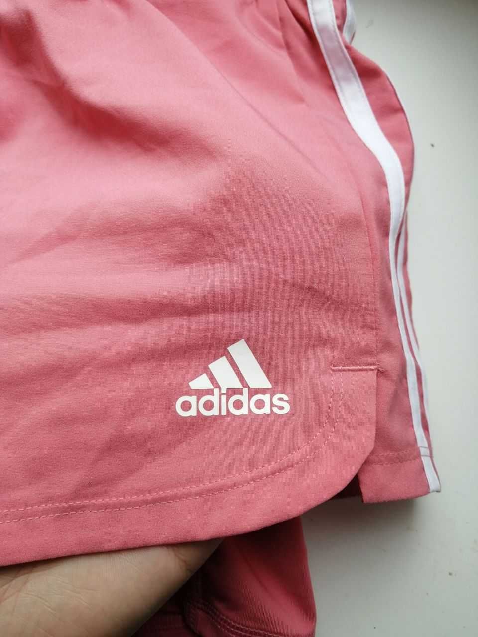 Шорты лосины 2в1 Adidas aerodry беговые,для бега женские XS шорти run