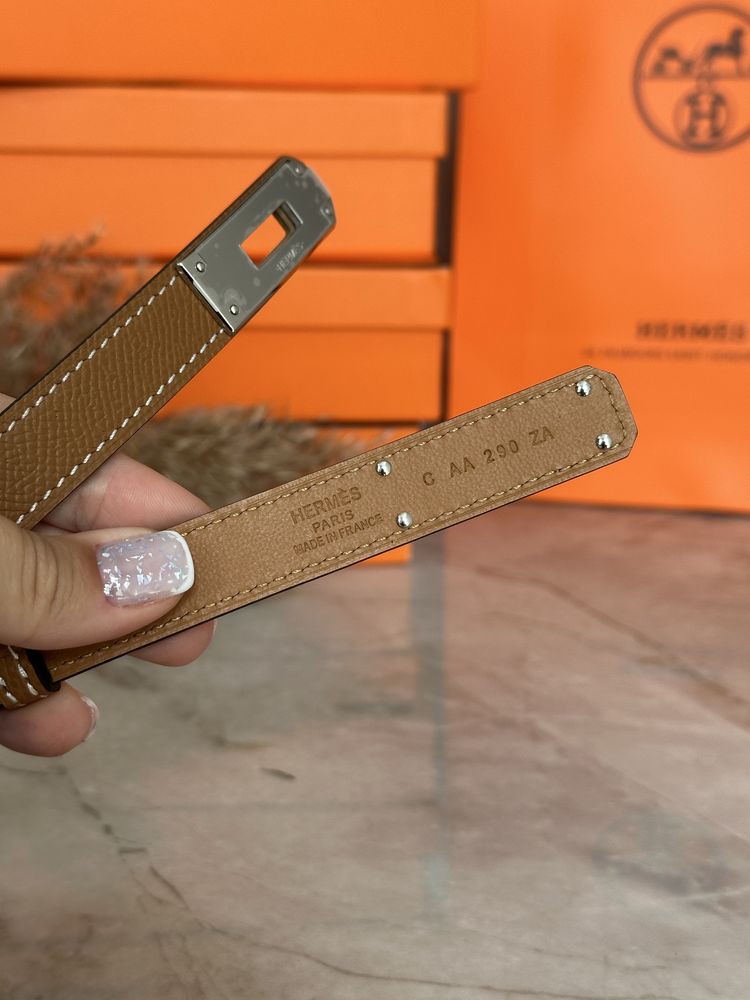 Ремінь Hermes Kelly Belt epsom, пояс ермес келлі, ремень эрмес келли