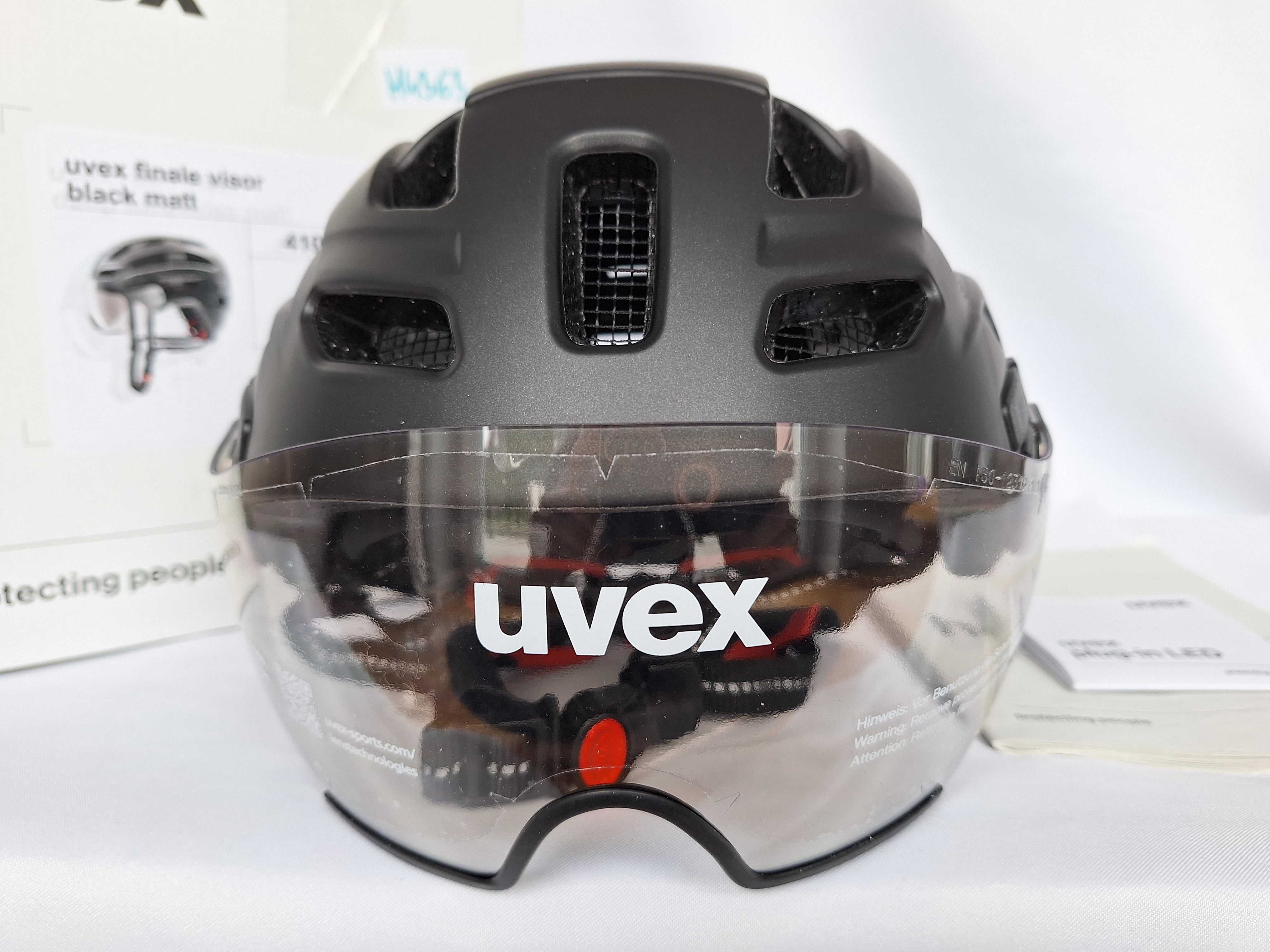 Kask rowerowy Uvex Finale Visor Black Mat M 52-57cm