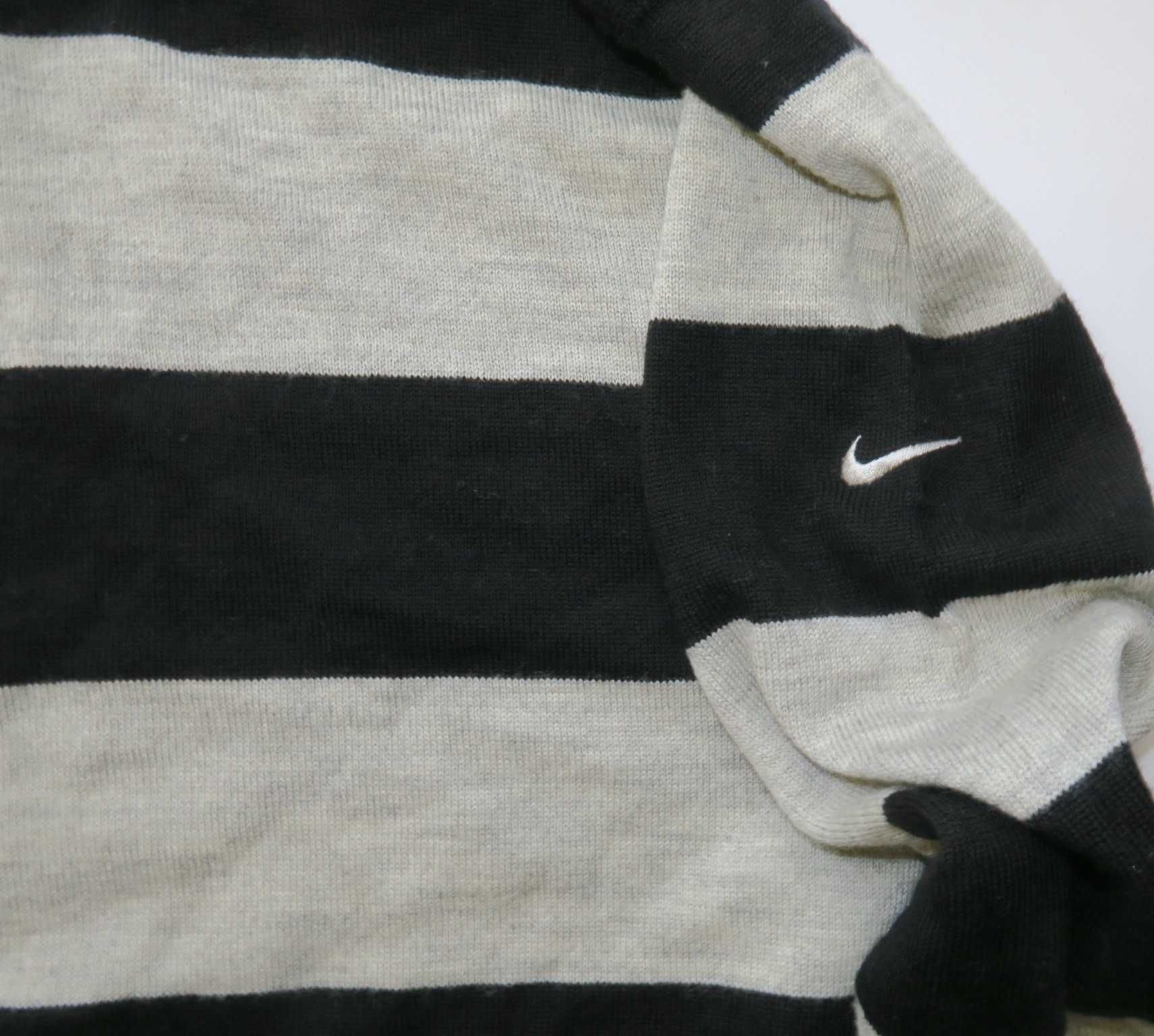 Nike Golf sweter wełna merino w paski S