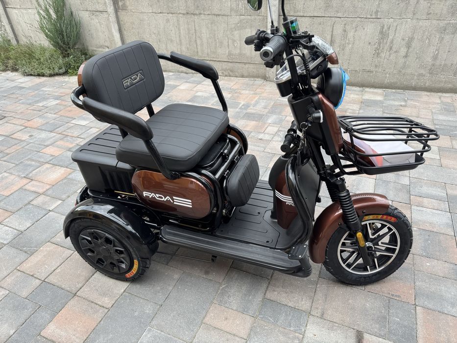 Електротрицикл FADA OLDI MAX 1100WAT. Доставка