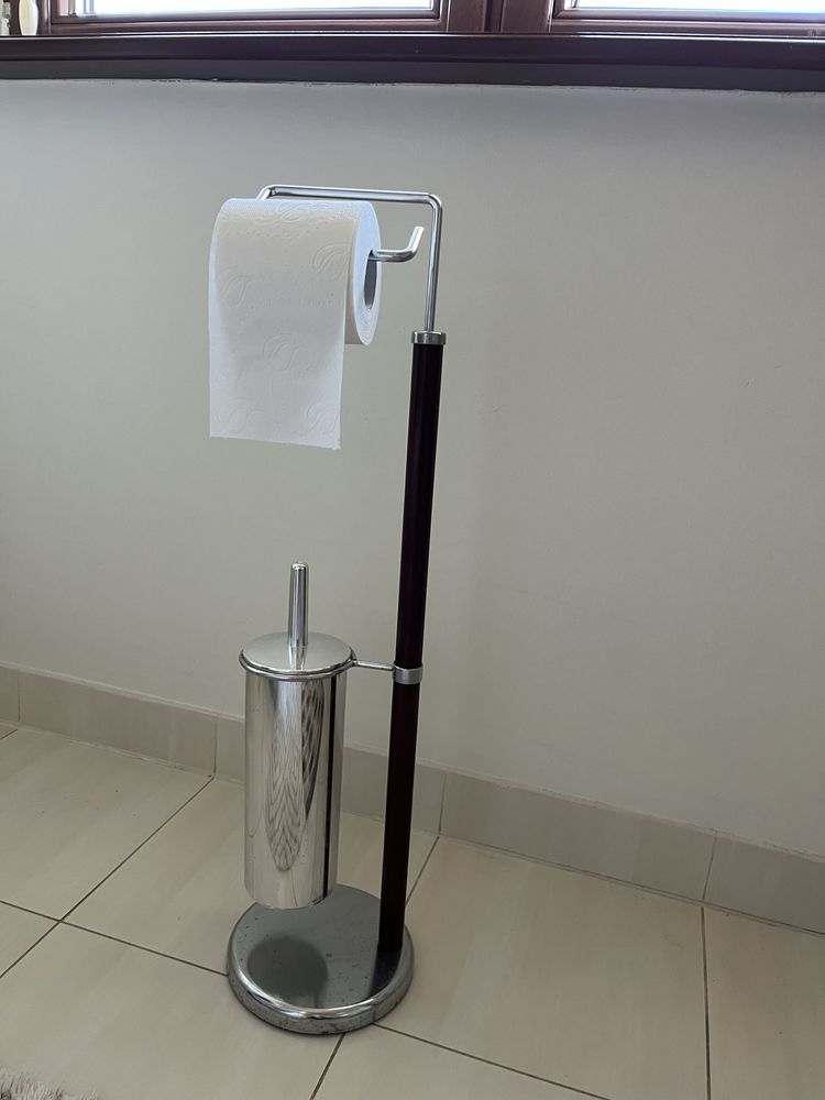 Stojak łazienkowy do wc szczotka plus na papier