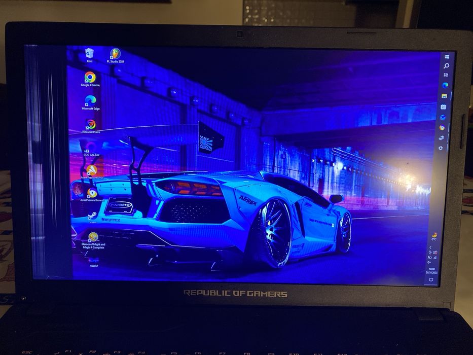 ASUS ROG Strix GL753VE i7-7700HQ/16GB RAM/SSD+HDD/GTX 1050Ti 4GB/17.3c