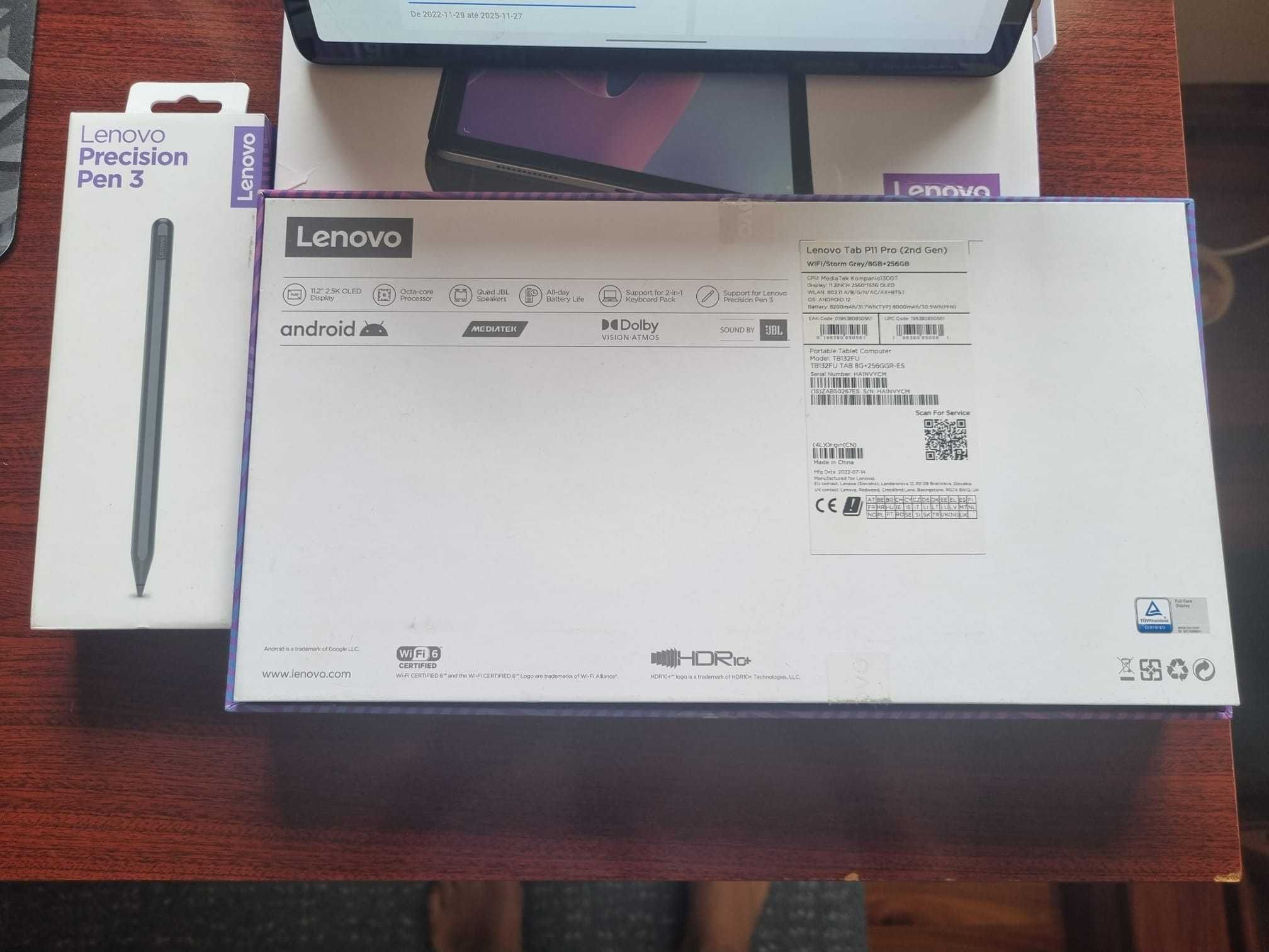 Lenovo P11 PRO gen 2 + Caneta e Capa